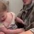 Adorable Baby Girl Tells Dad I Love You