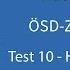 Arena ÖSD Β2 J Test 10 Hören Aufgabe 1 Prüfungsvorbereitung ÖSD Zertifikat B2 Für Jugendliche