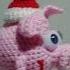 Брелок поросенок Хрю Keychain Piggy Oink Amigurumi Crochet Амигуруми Игрушки крючком