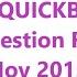 REVISION FOR KNEC QUICKBOOKS QUESTION Nov 2015