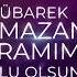 Mübarek Ramazan Bayramımız Kutlu Olsun