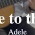 Set Fire To The Rain Adele Fingerstyle Guitar TAB Slow Easy