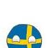 Sweden Spin Countryball Countryballs Sweden