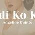 Hindi Ko Kaya Angeline Quinto Lyrics