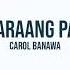 Carol Banawa Nakaraang Pasko Audio Ngayong Pasko