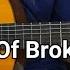 Boulevard Of Broken Dreams Green Day Fingerstyle Guitar Tutorial TAB