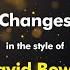 David Bowie Changes Karaoke Version From Zoom Karaoke