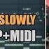 Alec Benjamin Let Me Down Slowly MIDI FLP FL Studio Piano Tutorial Cover