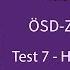 Arena ÖSD Β2 J Test 7 Hören Aufgabe 1 Prüfungsvorbereitung ÖSD Zertifikat B2 Für Jugendliche