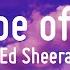 Ed Sheeran Shape Of You Lyrics