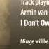 Armin Van Buuren I Don T Own You