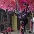 Artificial Cherry Blossom Trees With LED Lights For Wedding Event Backdrop Decor