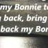 My BONNIE LIES OVER The OCEAN Words Lyrics Text BRING BACK MY BONNIE TO ME Body Scp 106 Song