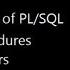 Learning PL SQL Programming