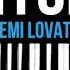 Demi Lovato Anyone Karaoke SLOWER Acoustic Piano Instrumental Cover Lyrics