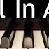 You Are My All In All Piano Instrumental Cover With Lyrics