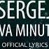 SERGEJ DVA MINUTA OFFICIAL LYRICS VIDEO 2020