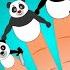 Семья пальчиков панд Panda Finger Family In Russian