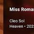 Cleo Sol Miss Romantic 528 Hz Heal DNA Mental Clarity Peace Of Mind