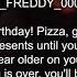 FNaF Ruin Fazbear Birthday Lines