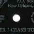 IF Ever I Cease To Love By Kingsroe 1989 New Orleans La