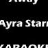 Away Ayra Starr Karaoke Version