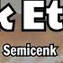 Semicenk Fark Ettim Sözleri Lyrics