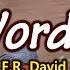 Words F R David KARAOKE VERSION