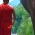 How Power Of Buddhist Monk In Front Of Wild Elephant