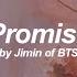 Promise Jimin BTS 방탄소년단 English Lyrics