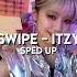 Itzy Swipe Sped Up