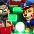 Paw Patrol Transformation Marshall To Skeleton X Coffin Dance Meme Tiles Hop Game Shorts