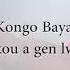 KONGO BAYA