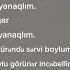 Yalçın Rzazadə İncə Bellim Lyrics