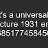 FICTIONAL It S A Universal Picture 1931 End