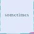 Heather Sommer Sometimes Official Lyric Video