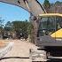 Installing Rock On The Dam Face Huge 9 Acre Pond Project