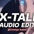 X Tali Sped Up Edit Audio