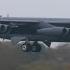 MIGHTY EIGHTH B 52H STRATOFORTRESS BOMBER ARRIVES AT RAF FAIRFORD UK US AIR FORCE 2d BOMB WING