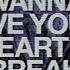 Demi Lovato Give Your Heart A Break With Bert McCracken The Used Rock Version Lyric Video