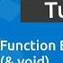 TypeScript Tutorial 8 Function Basics