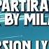 Milafique Je Partira Pas Lyrics