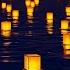 Floating Water Lanterns At Sunset Gentle Lullaby For Babies To Go To Sleep 24