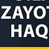 Shukurulloh Domla I Birovlarni Oilasini Buzayotganlar Haqida