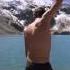 Idiot Jumps In Dangerous Peruvian Glacial Lake Causes Avalanche