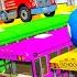 PAINT 4 COLOR MINI BUS MONSTER TRUCKS Vs Big Small Mcqueen Vs Thomas Trains BeamNG Drive