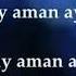 Alican Yandim Ay Aman Lyrics