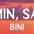 BINI Salamin Salamin Lyric Video