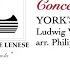 Concerto Di Natale 2021 CML YORK SCHER MARCH Ludwig Van Beethoven Arr Philip Sparke