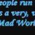 Adam Lambert Mad World Lyrics